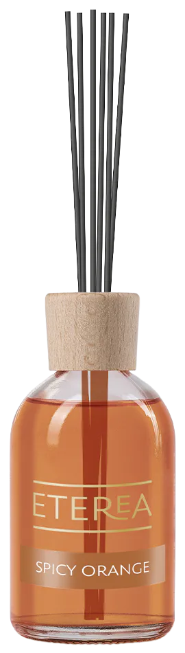 ETEREA Reed Spicy Orange difusor de ambiente 100 ml em frasco de vidro. Difusor de varetas ETEREA com fragrância para casa